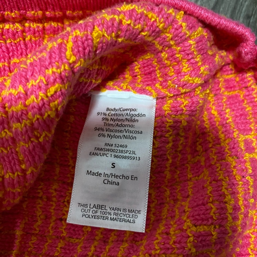 Free Assembly Women's Short Sleeve Tweed Sweater Tee, size small - Picture 5 of 9